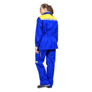 Костюм для работы женский летний "Альпы", куртка с брюками (ткань 100% хлопок)